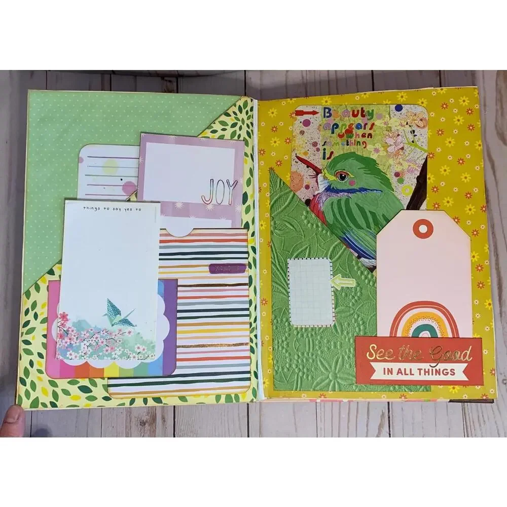 Jump‎ In! altered book junk journal travelers notebook 10x8